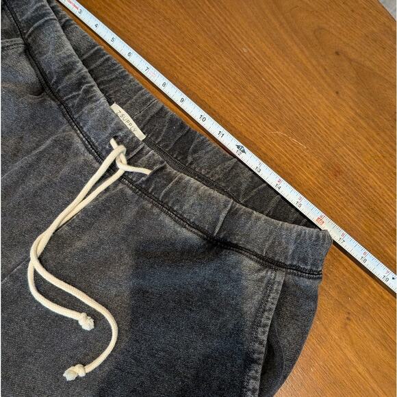 Z Supply Gray Hunter Knit Denim High-rise Wide Leg Pants, size XL - Picture 4 of 8